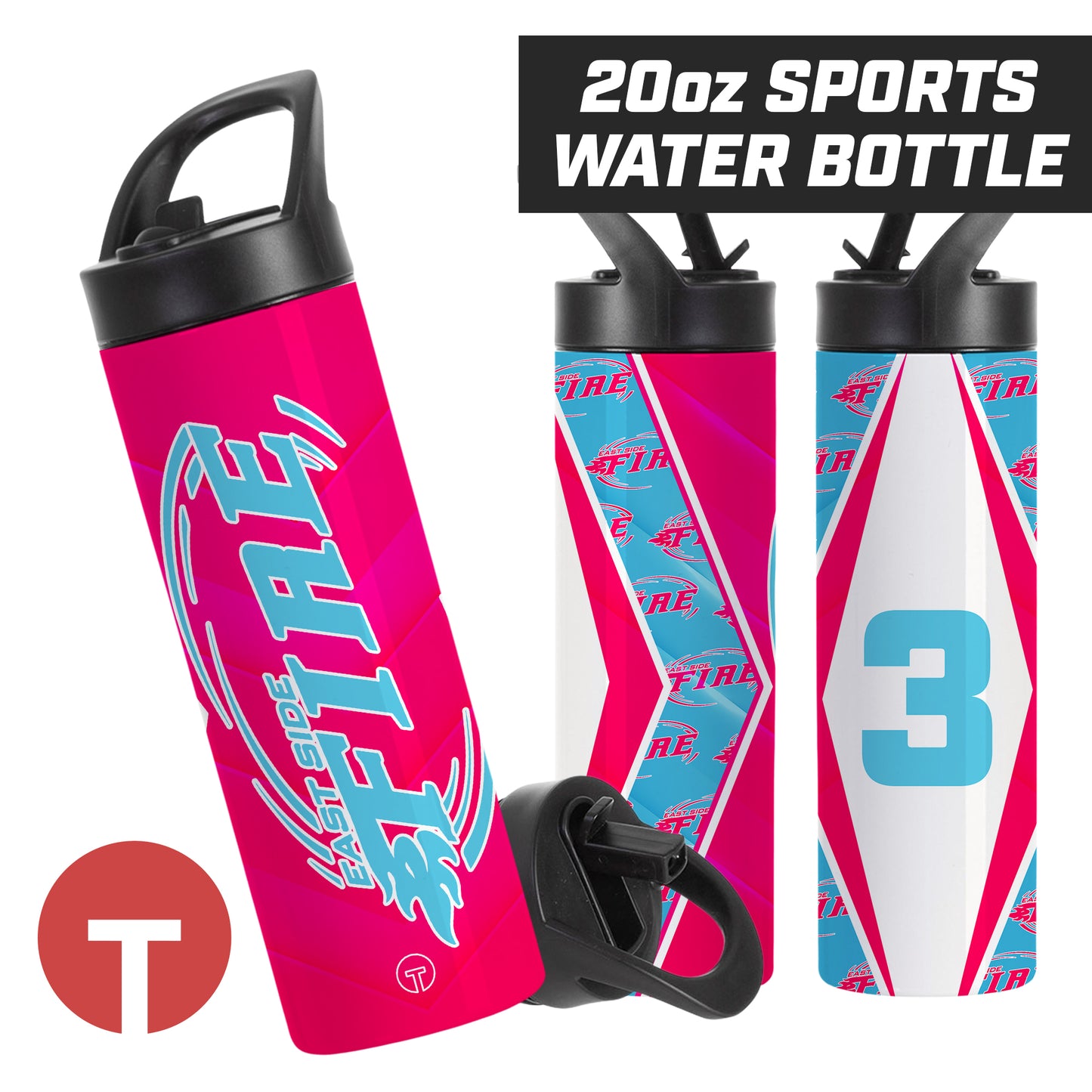 20oz Sports Tumbler - EAST SIDE FIRE