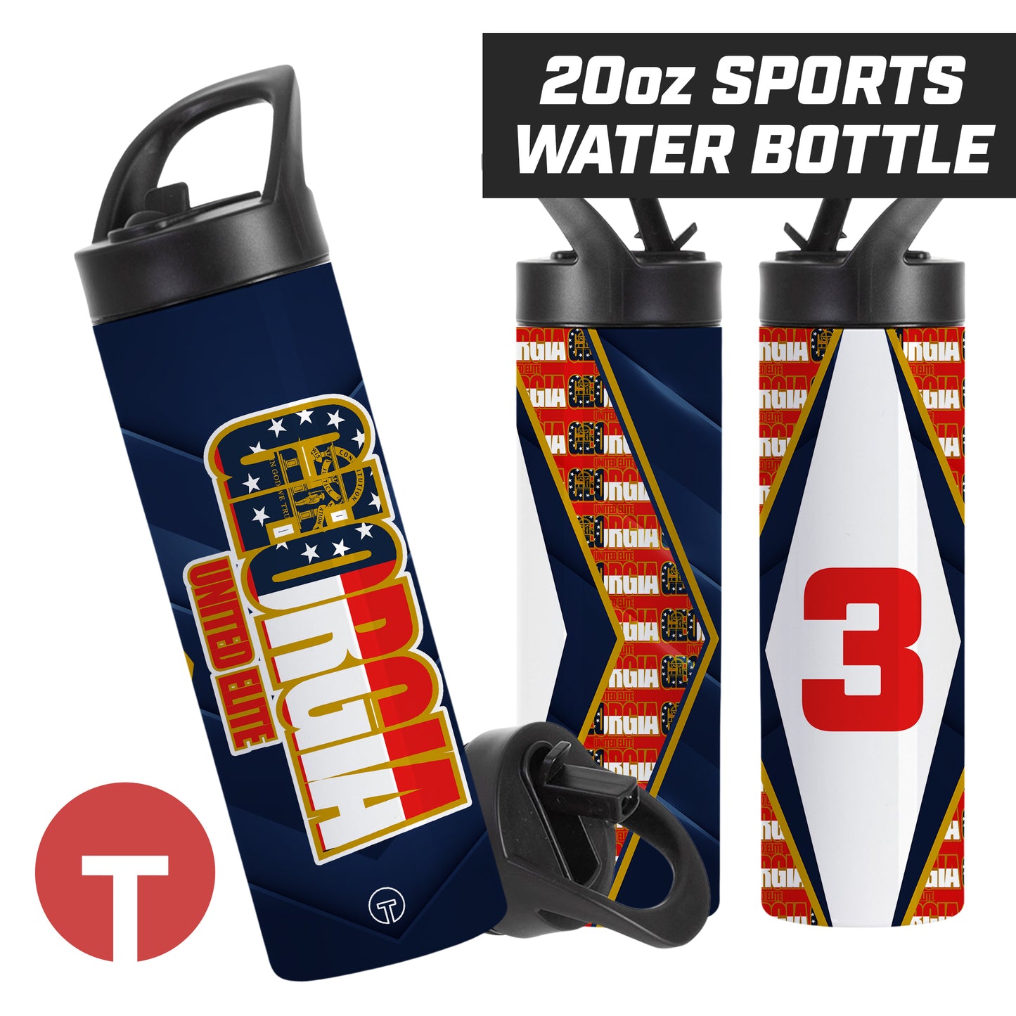 Georgia United Elite - 20oz Sports Tumbler