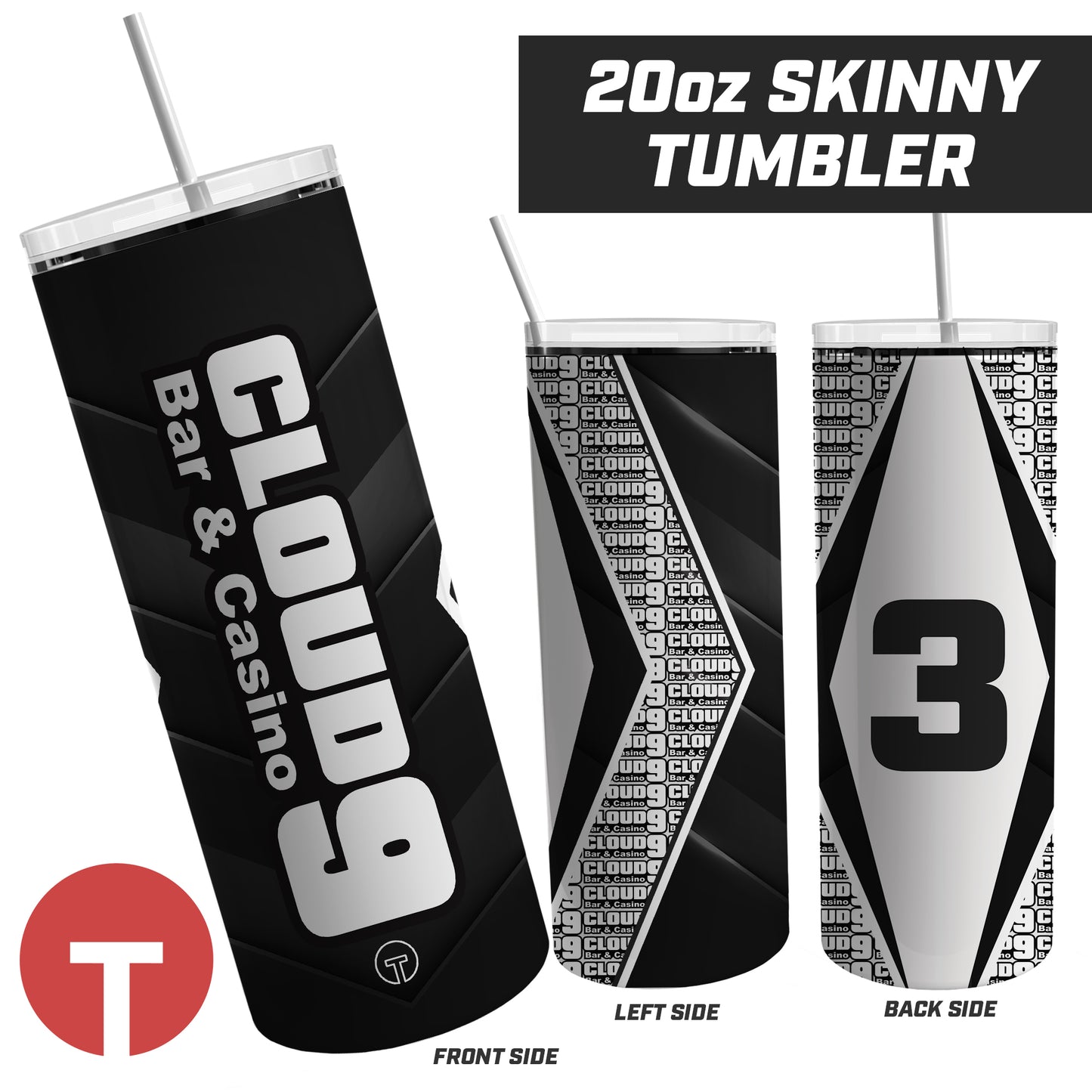 Cloud 9 - 20oz Skinny Tumbler