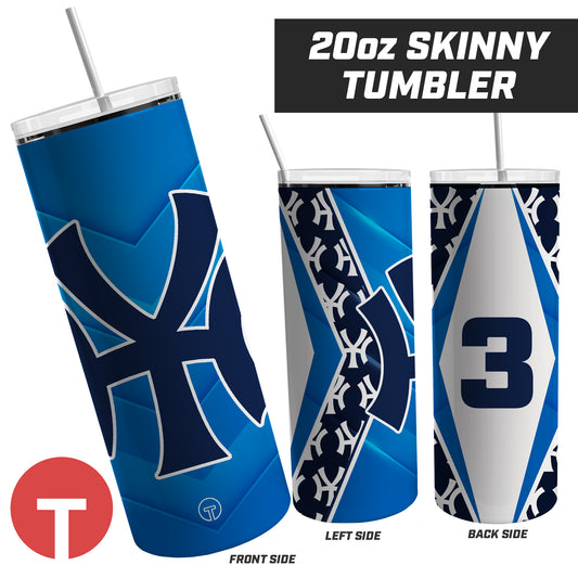 Hammond Yankees - 20oz Skinny Tumbler