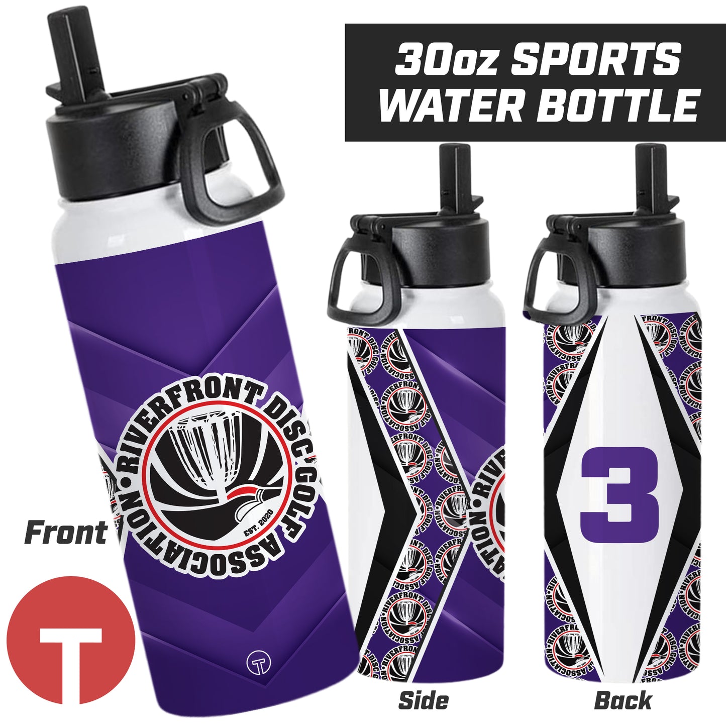 Riverfront Disc Golf - 30oz Sports Tumbler