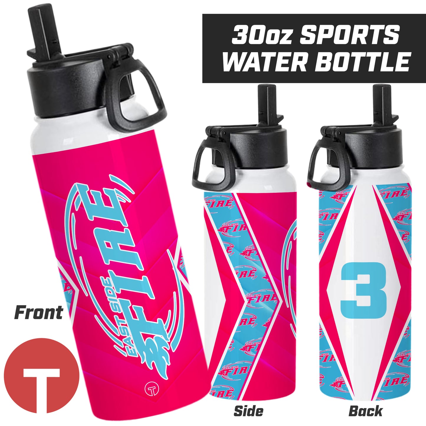 30oz Sports Tumbler - EAST SIDE FIRE