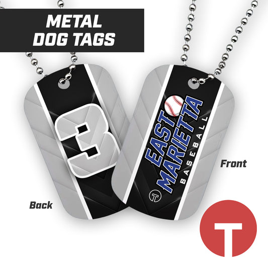 East Marietta Little League - Double Sided Dog Tags