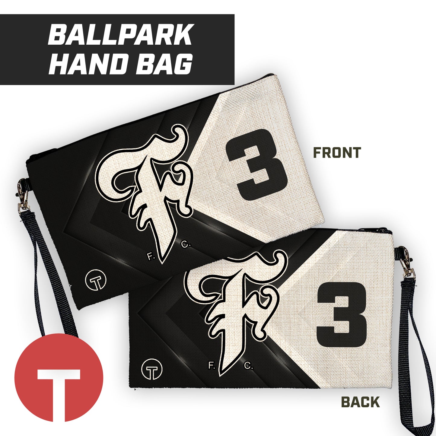 Forney FC - 9"x5" Zipper Bag with Wrist Strap
