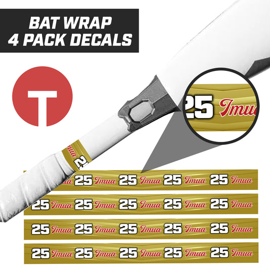 IMUA - Bat Decal Wraps (4 Pack)