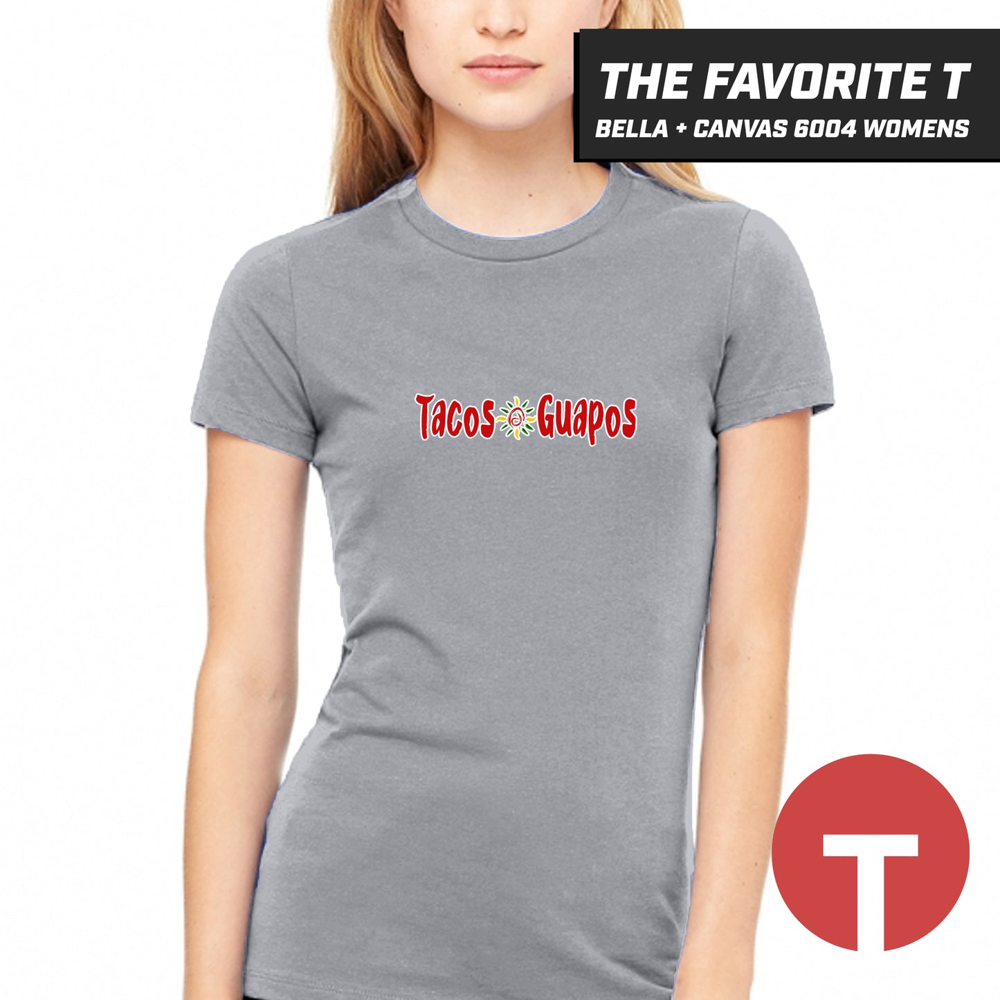 Tacos Guapos - Bella+Canvas 6004 Womens "Favorite T"