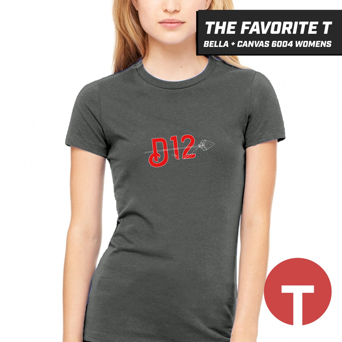 D12 - Bella+Canvas 6004 Womens "Favorite T"