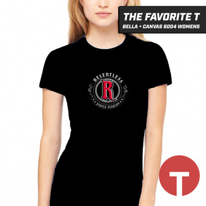 Relentless Force - LOGO 1 - Bella+Canvas 6004 Womens "Favorite T"