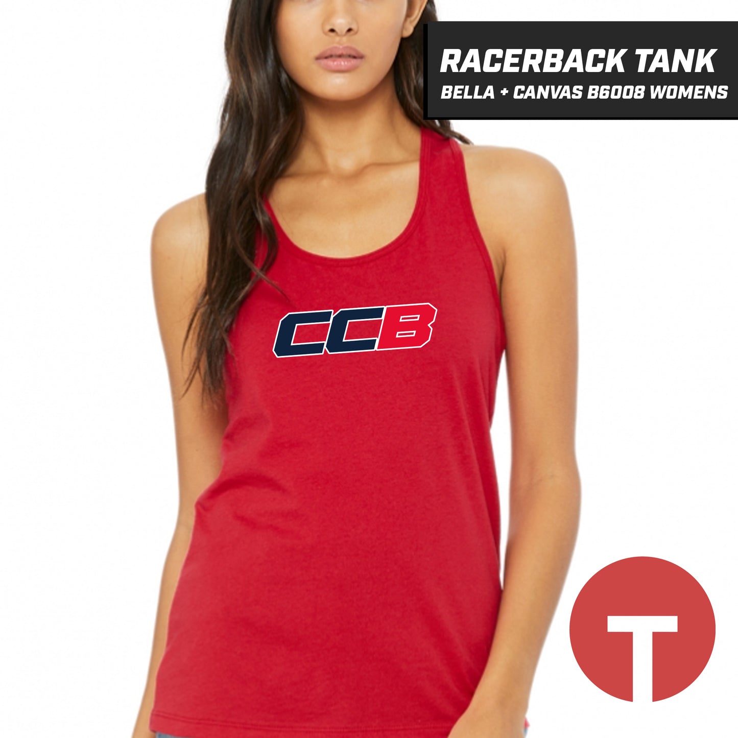 CCB - Bella + Canvas B6008 Women's Jersey Racerback Tank