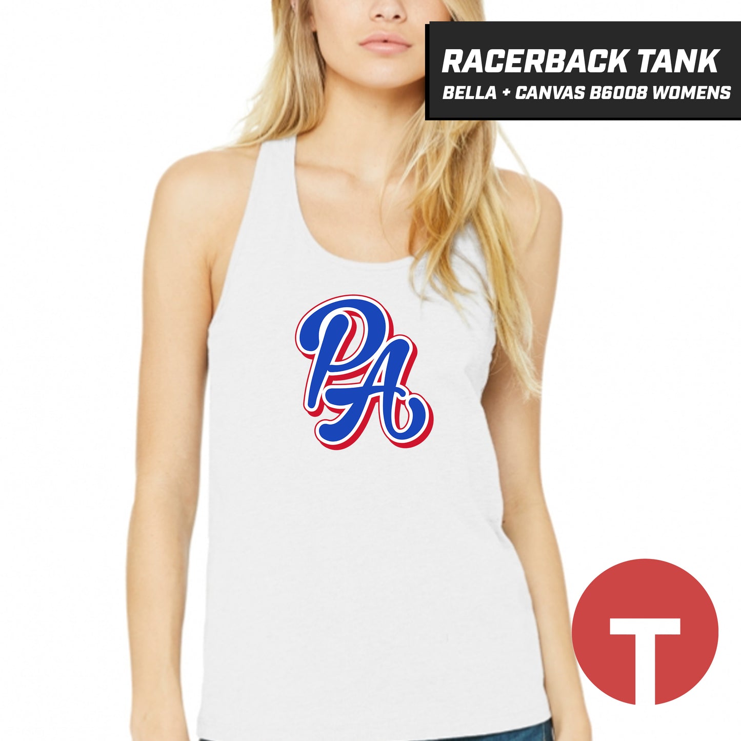 PA Playmakers - Bella + Canvas B6008 Women's Jersey Racerback Tank