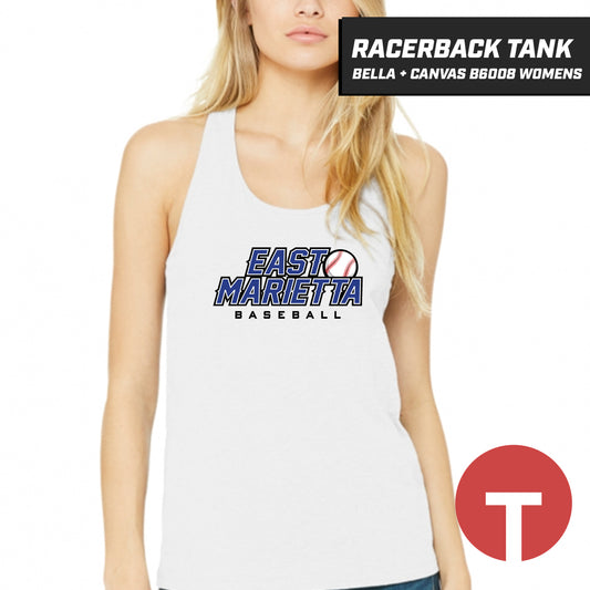 East Marietta Little League - Bella + Canvas B6008 Women's Jersey Racerback Tank