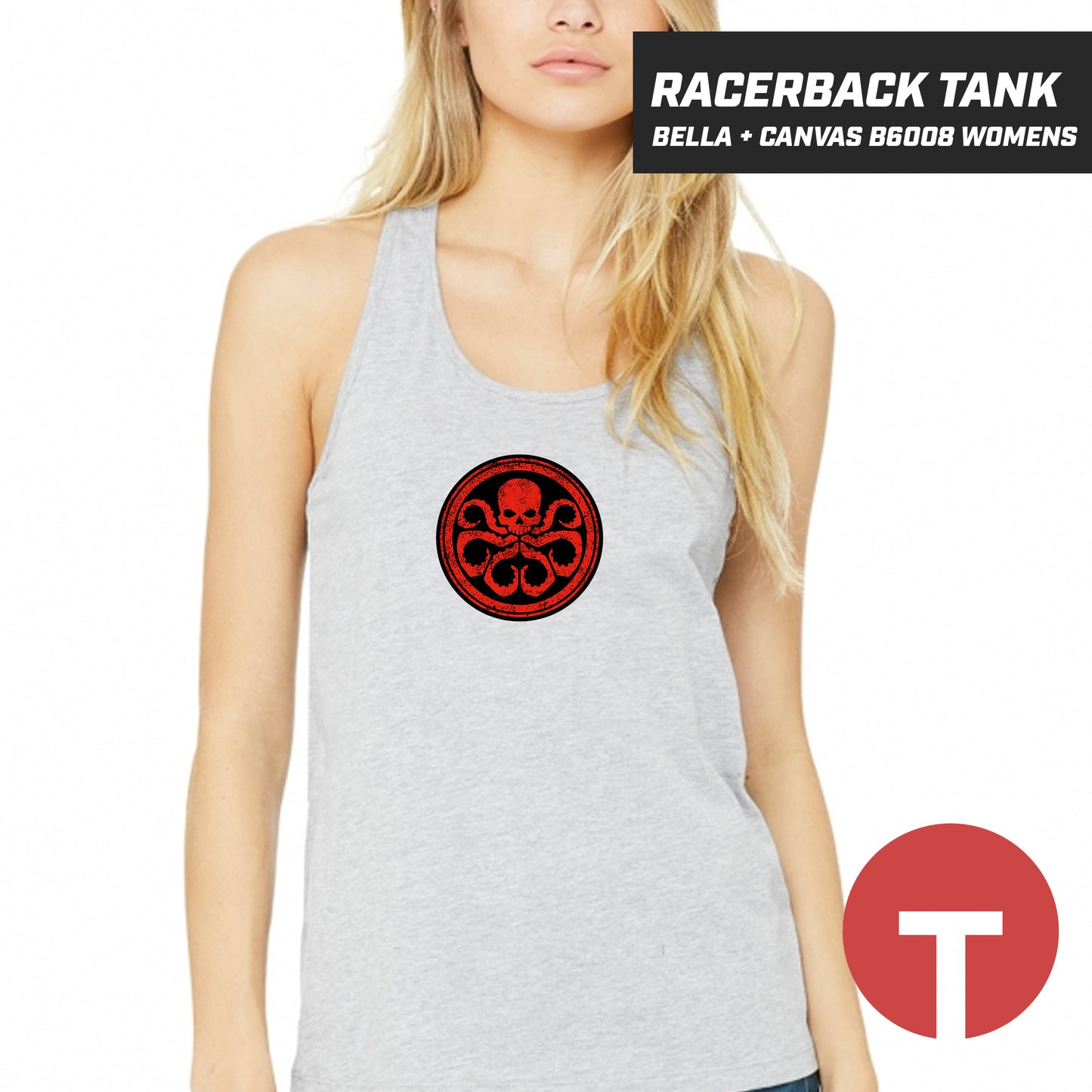 HYDRO - Bella + Canvas B6008 Women's Jersey Racerback Tank