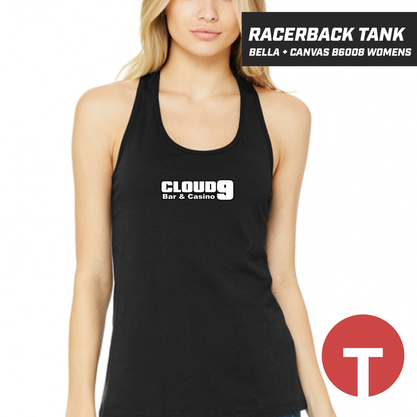 Cloud 9 - Bella + Canvas B6008 Women's Jersey Racerback Tank