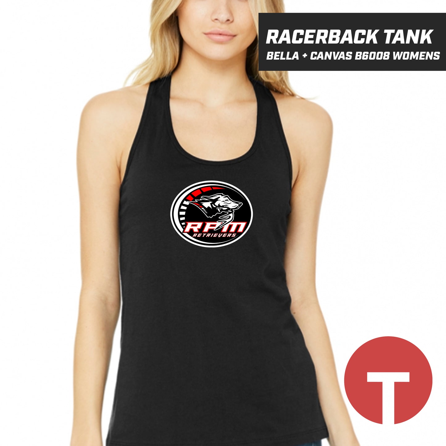 RPM Retrievers - Bella + Canvas B6008 Women's Jersey Racerback Tank