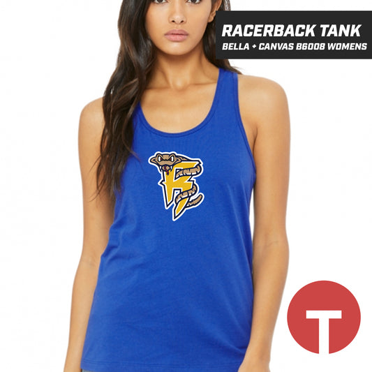 Rounding Third Rattlers - Bella + Canvas B6008 Women's Jersey Racerback Tank