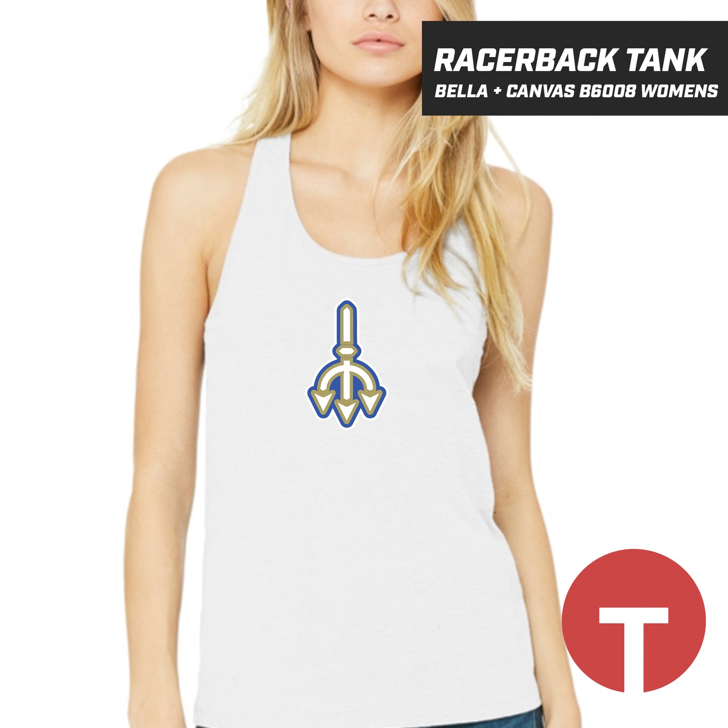 Machias American Legion - Bella + Canvas B6008 Women's Jersey Racerback Tank