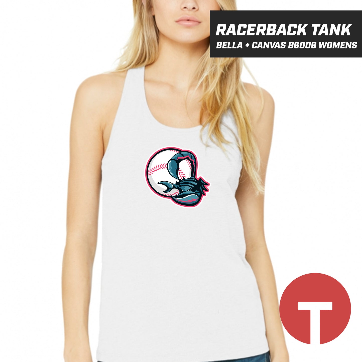 PBC Stingers - Bella + Canvas B6008 Women's Jersey Racerback Tank