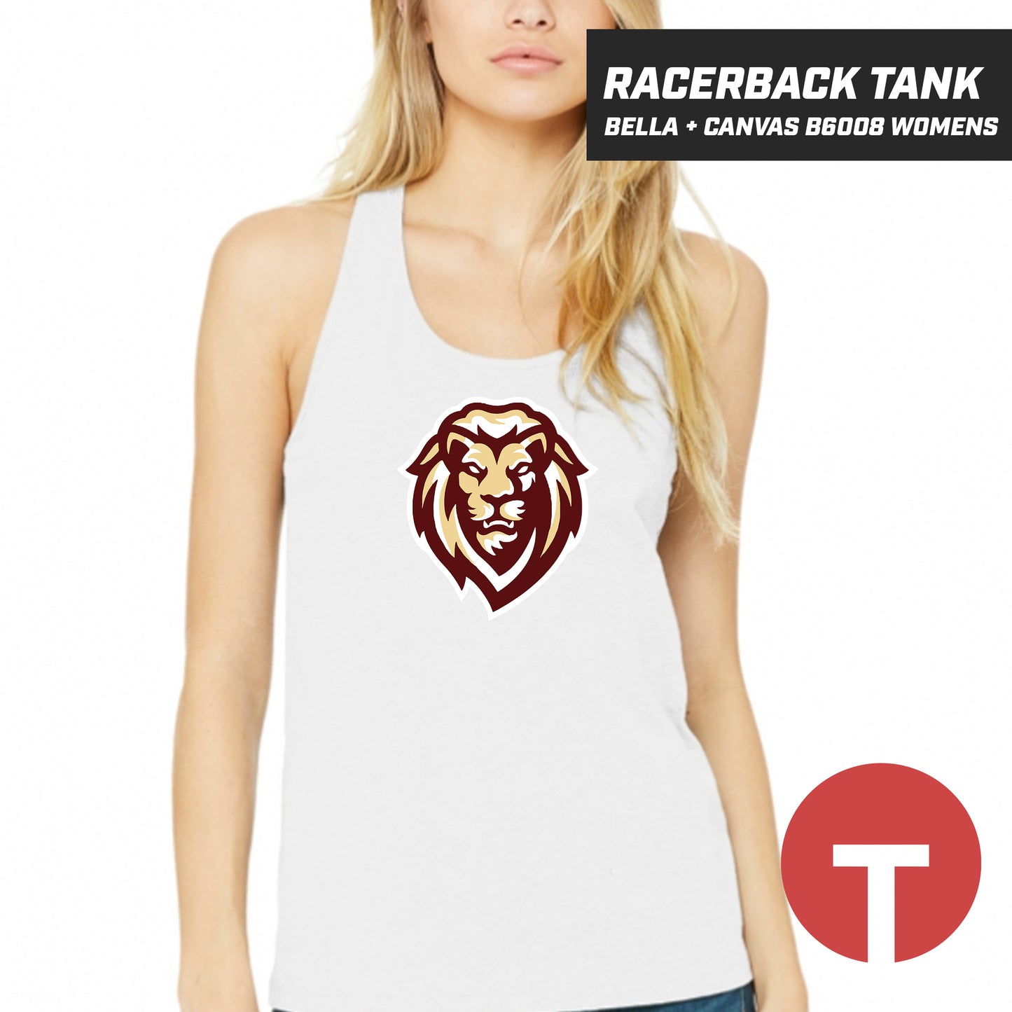 Praise Academy - Bella + Canvas B6008 Women's Jersey Racerback Tank