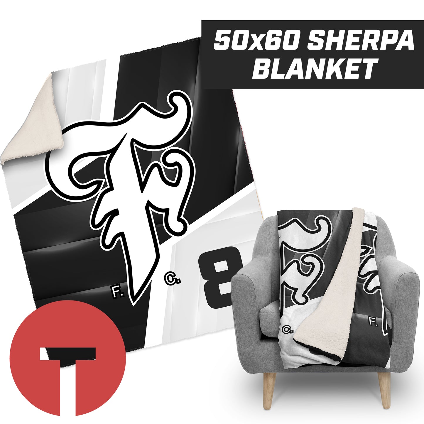 Forney FC - 50”x60” Plush Sherpa Blanket