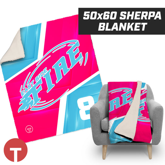 50”x60” Plush Sherpa Blanket - EAST SIDE FIRE