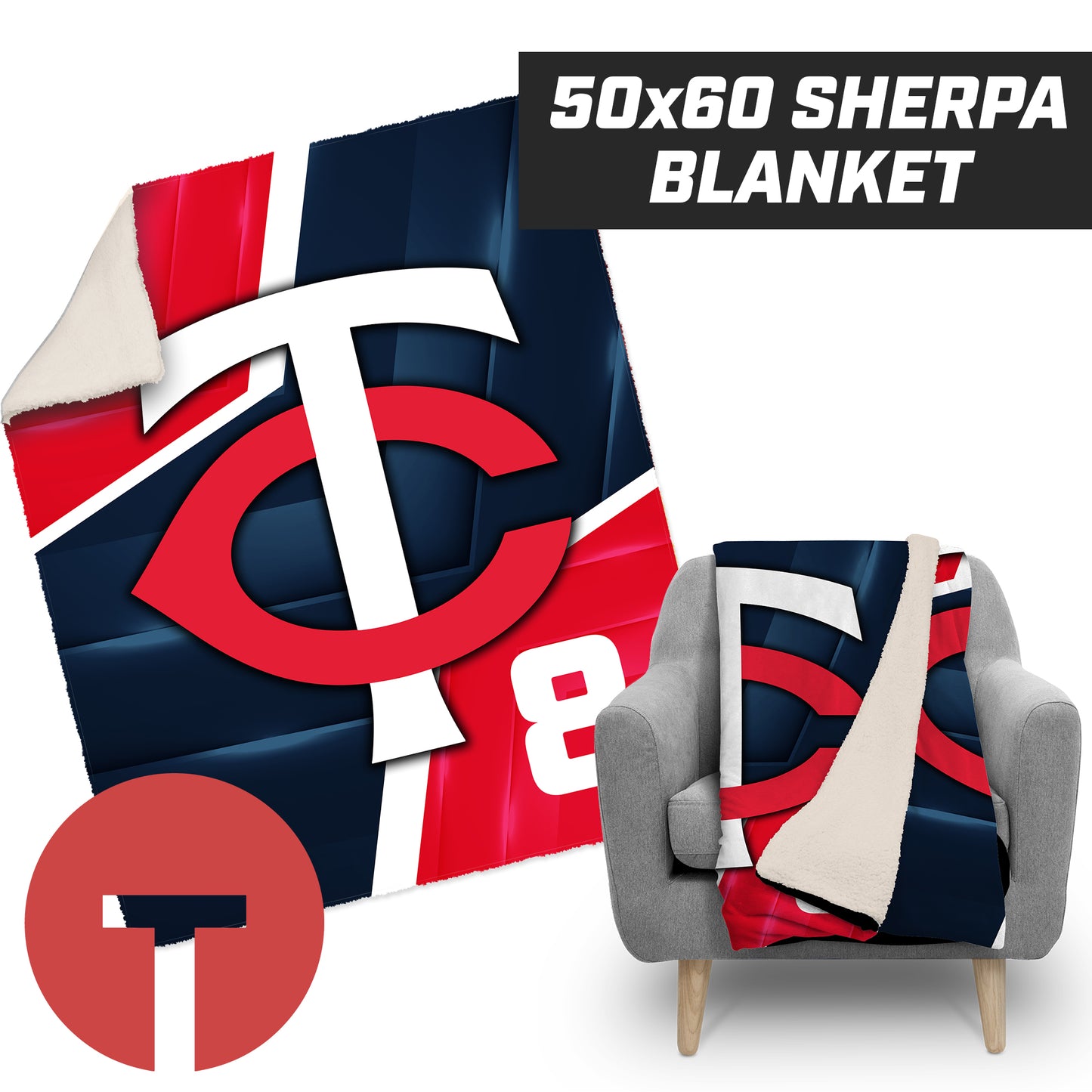 The Chosen - 50”x60” Plush Sherpa Blanket