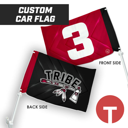 TRIBE - 16"x19.5" Car Flag w/Pole