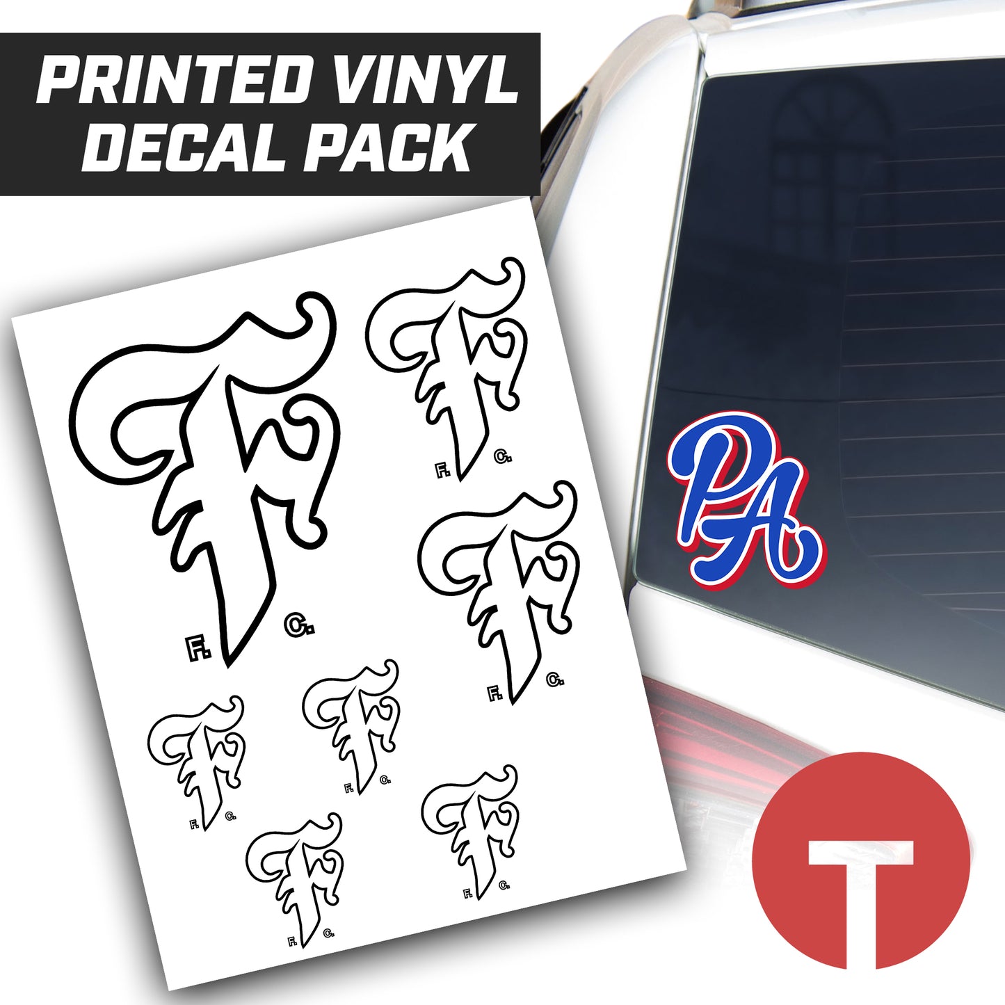 Forney FC - Logo Vinyl Decal Pack