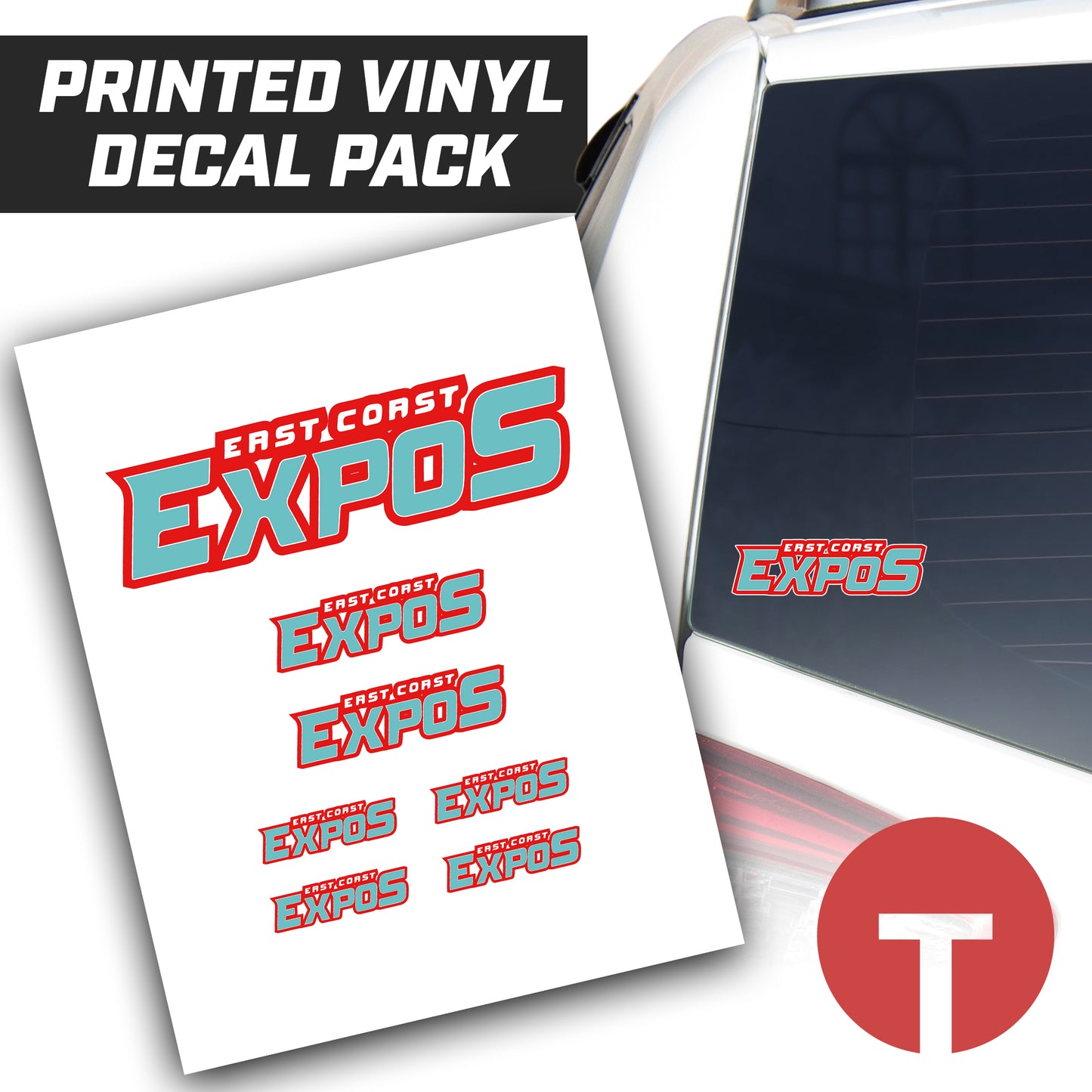 East Coast Expos - Logo Vinyl Decal Pack