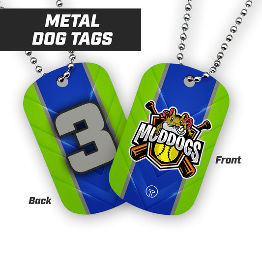 Muddogs Baseball - Double Sided Dog Tags