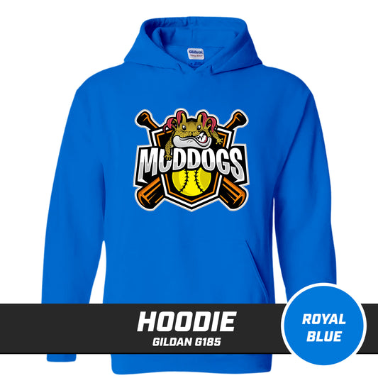 Muddogs Baseball - Hoodie Gildan G185