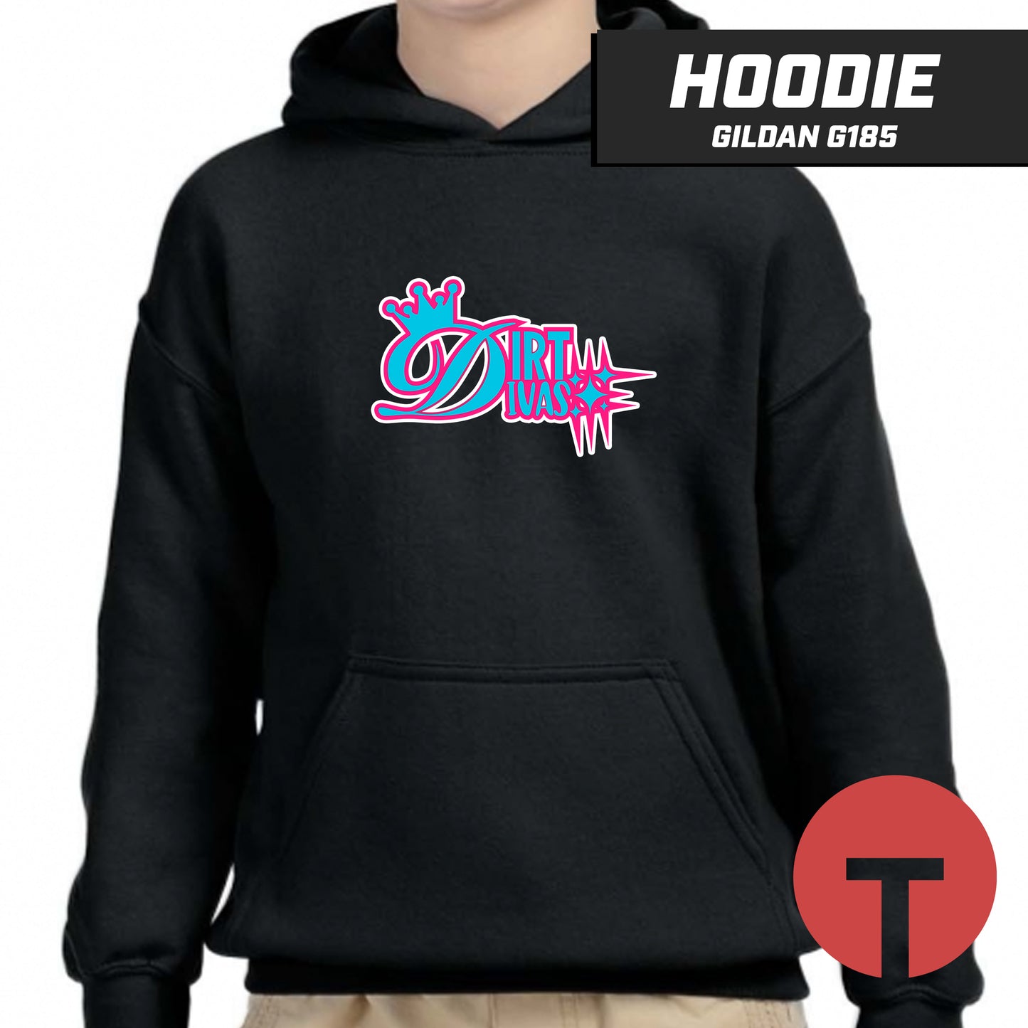 Dirt Divas - Hoodie Gildan G185