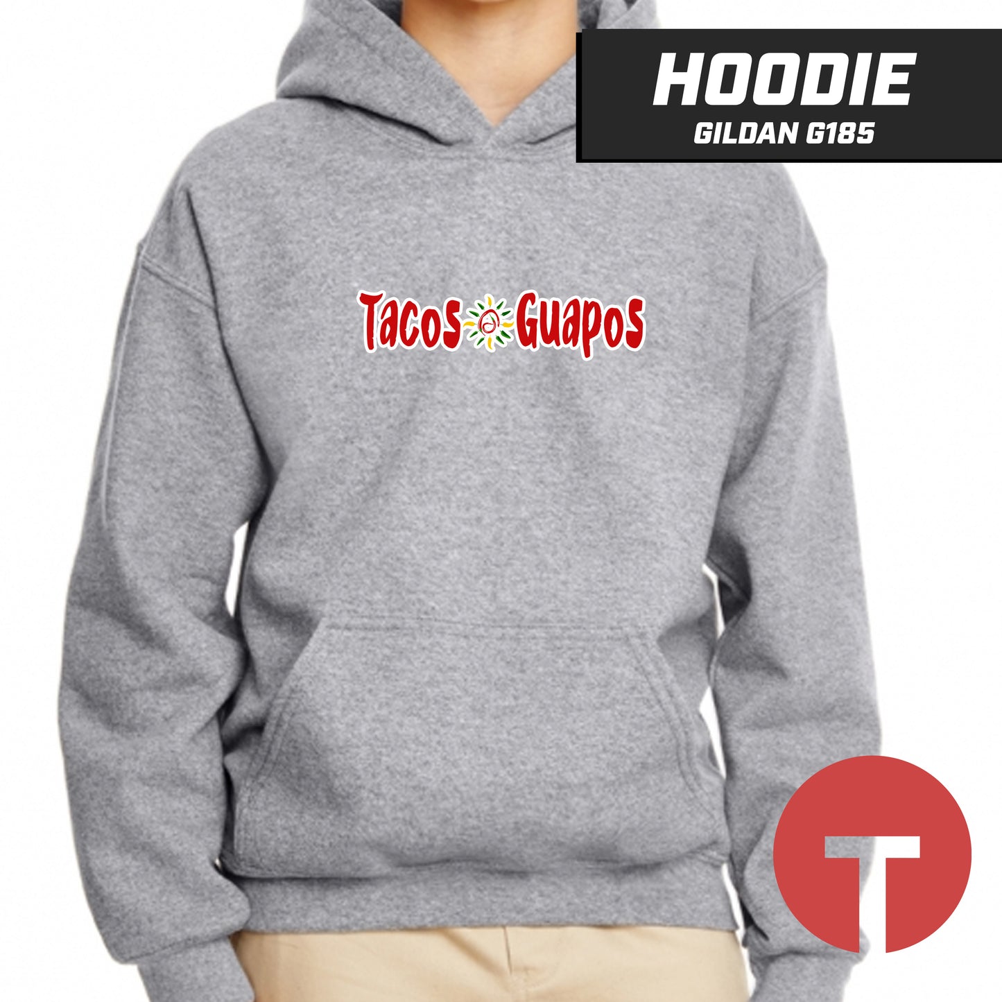 Tacos Guapos - Hoodie Gildan G185