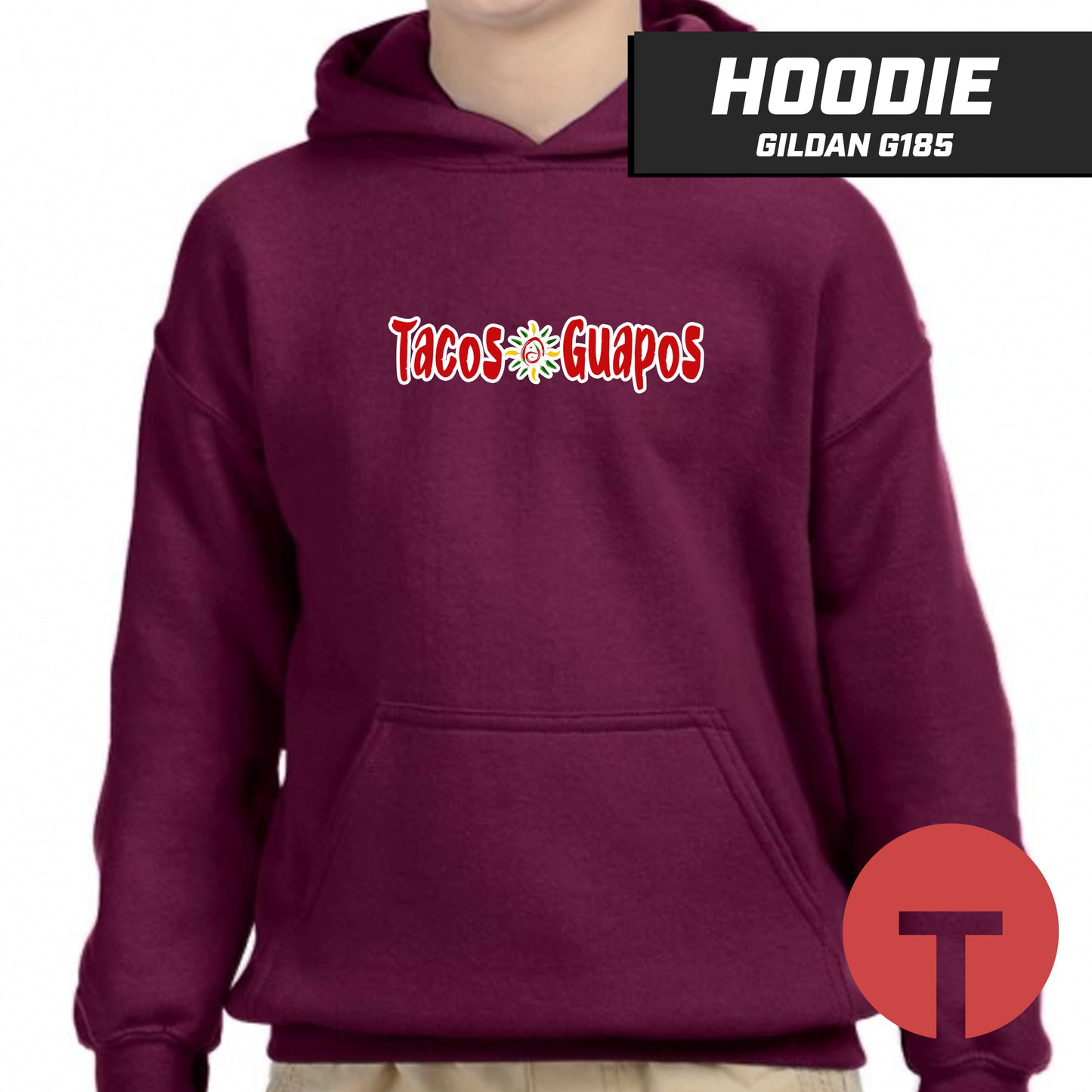 Tacos Guapos - Hoodie Gildan G185