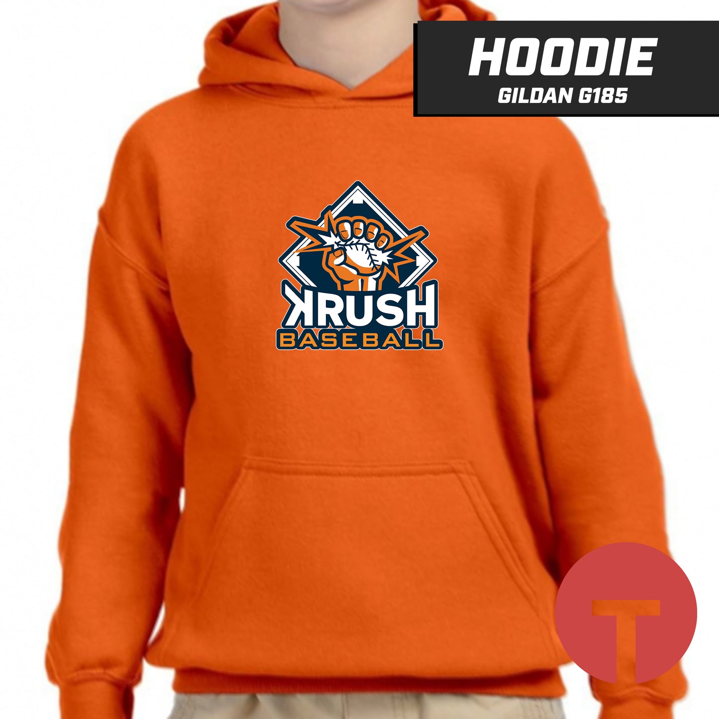 Krush Baseball - Hoodie Gildan G185