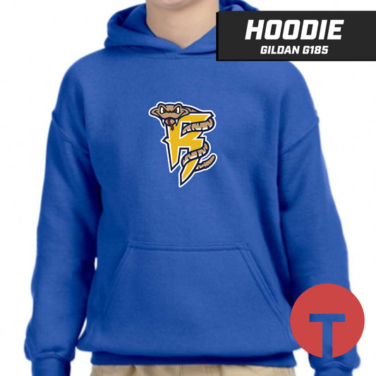 Rounding Third Rattlers - Hoodie Gildan G185