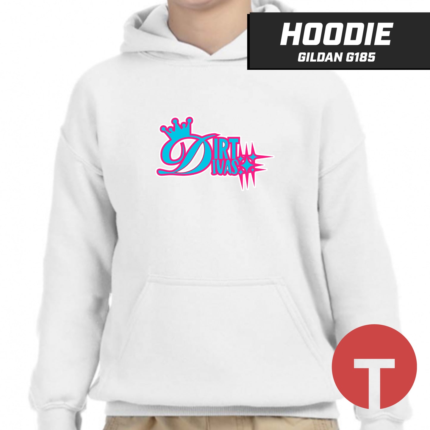 Dirt Divas - Hoodie Gildan G185