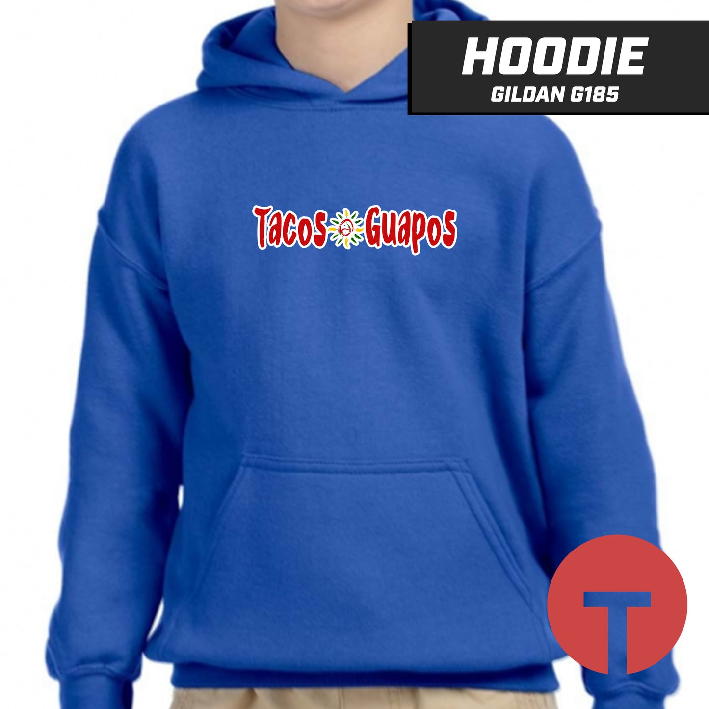 Tacos Guapos - Hoodie Gildan G185