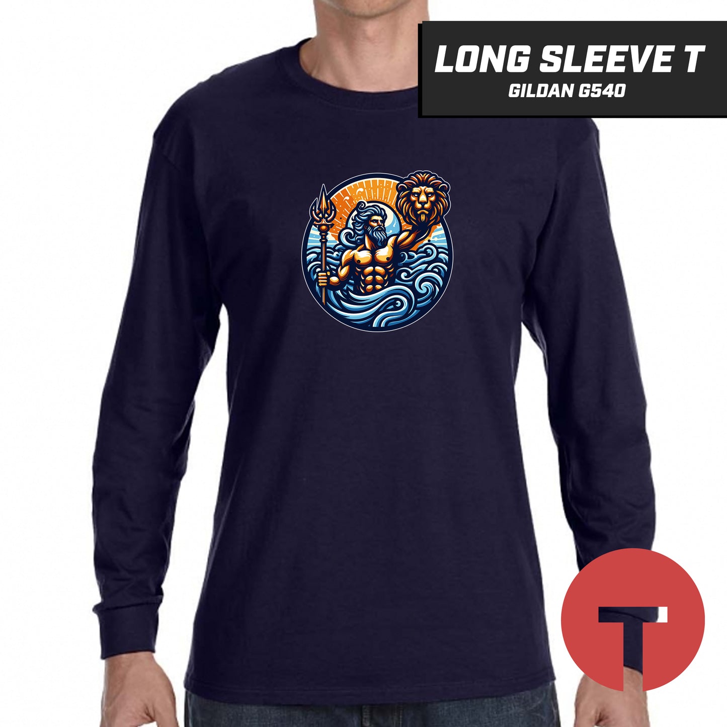 Detachment Poseidon - Long-Sleeve T-Shirt Gildan G540