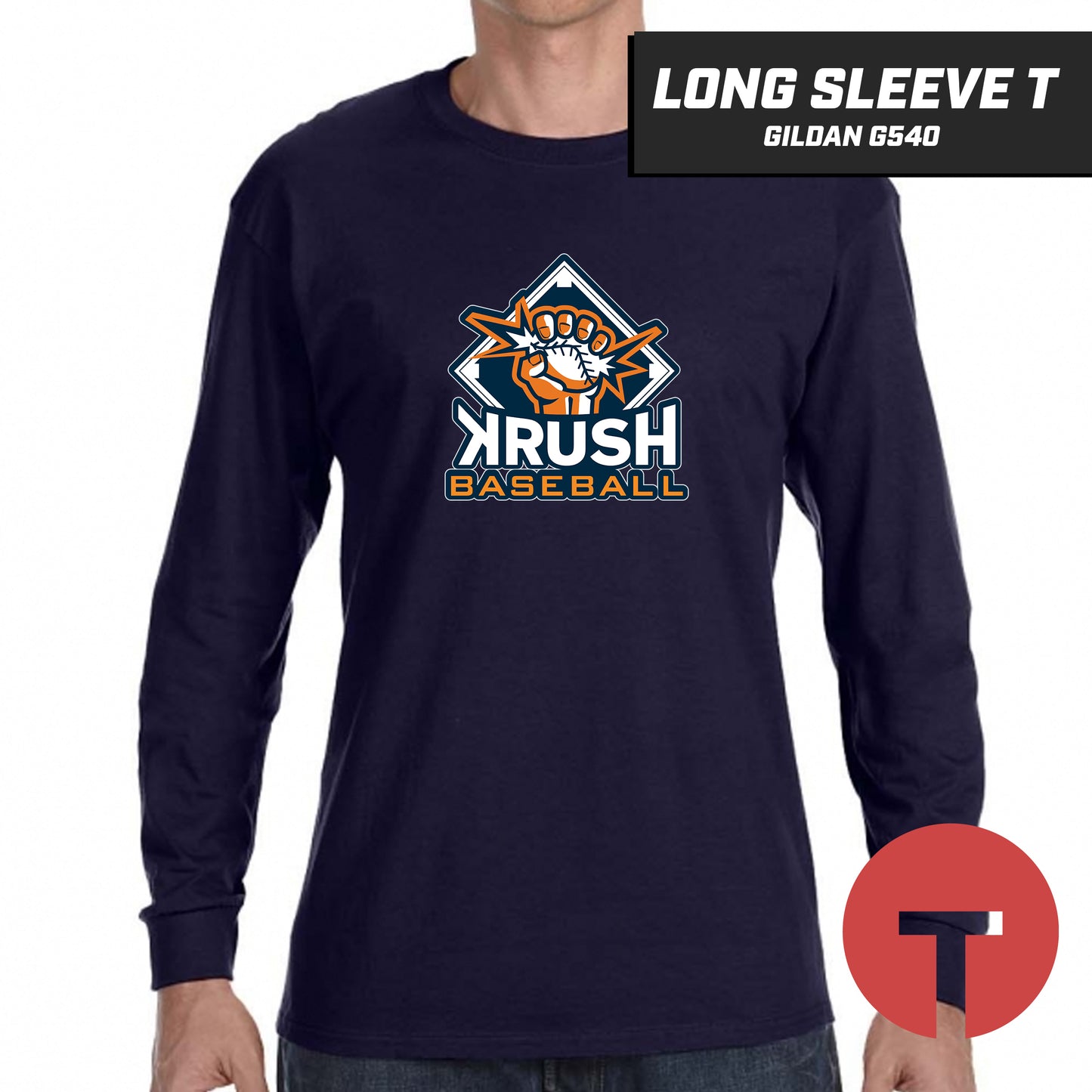 Krush Baseball - Long-Sleeve T-Shirt Gildan G540