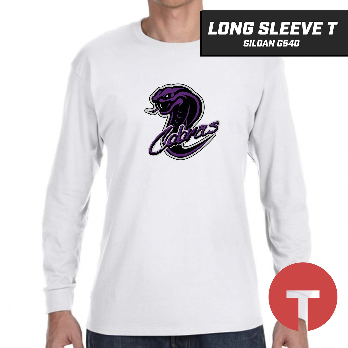 Cobras Softball - Long-Sleeve T-Shirt Gildan G540