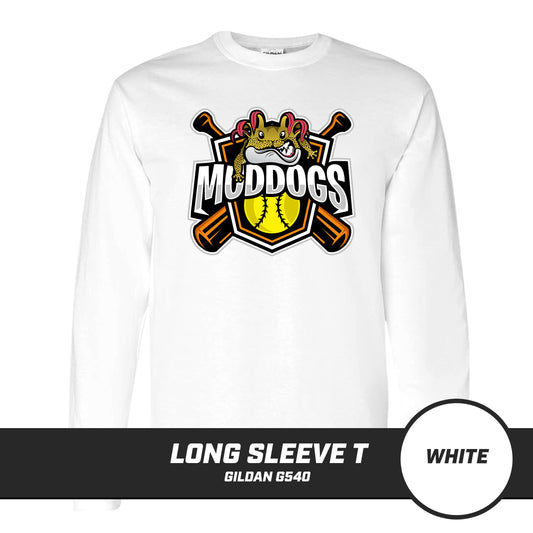 Muddogs Baseball - Long-Sleeve T-Shirt Gildan G540