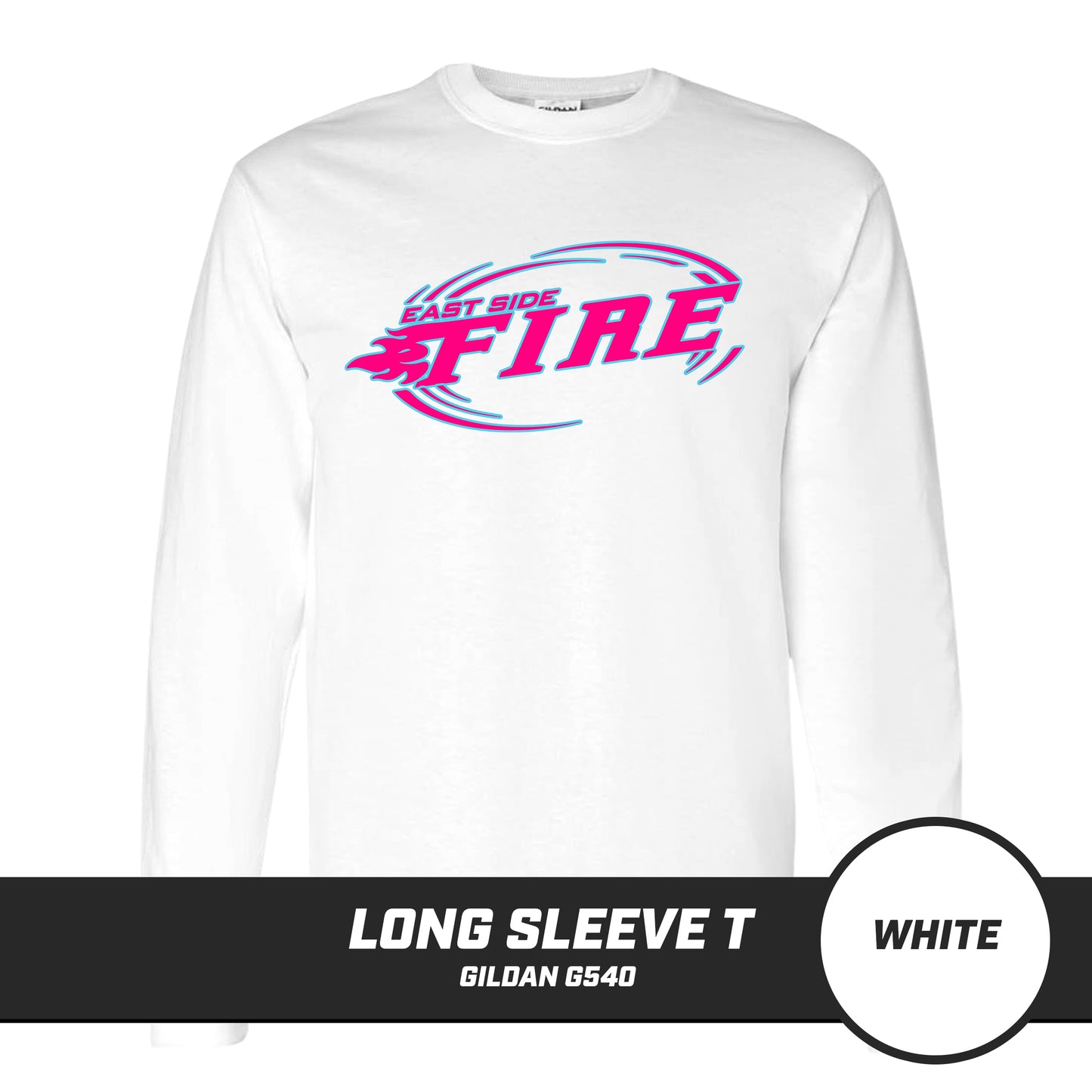 Long-Sleeve T-Shirt Gildan G540 - EAST SIDE FIRE