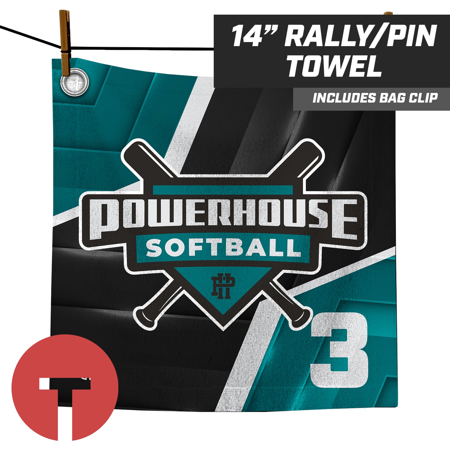 Powerhouse Softball - Rally Towel