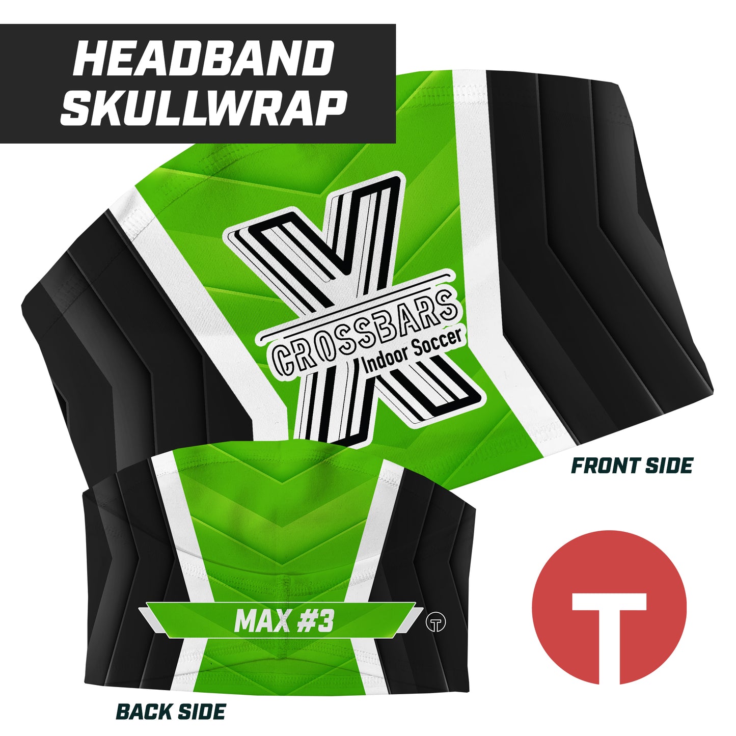 Crossbars - Skull Wrap Headband