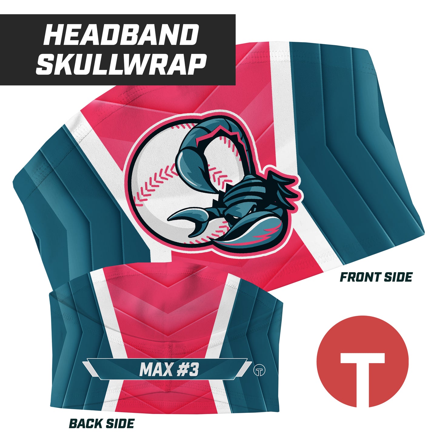 PBC Stingers - Skull Wrap Headband