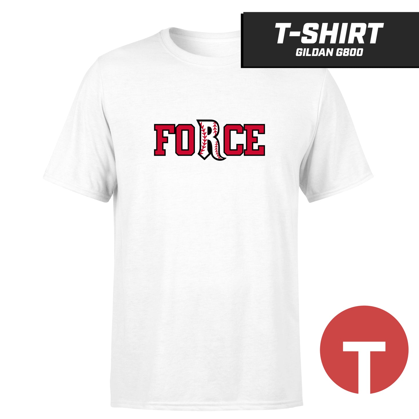 Relentless Force - LOGO 3 - T-Shirt Gildan G800