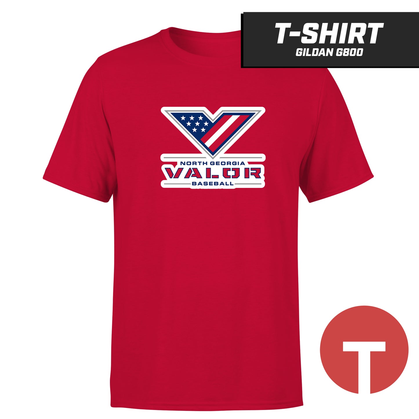 North Georgia Valor - T-Shirt Gildan G800