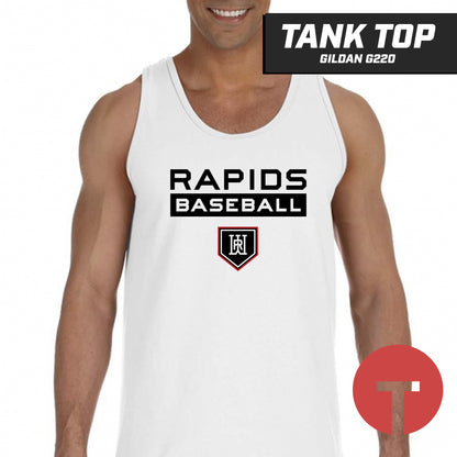 Rapids Baseball - Tank Top Gildan G220 - LOGO 4