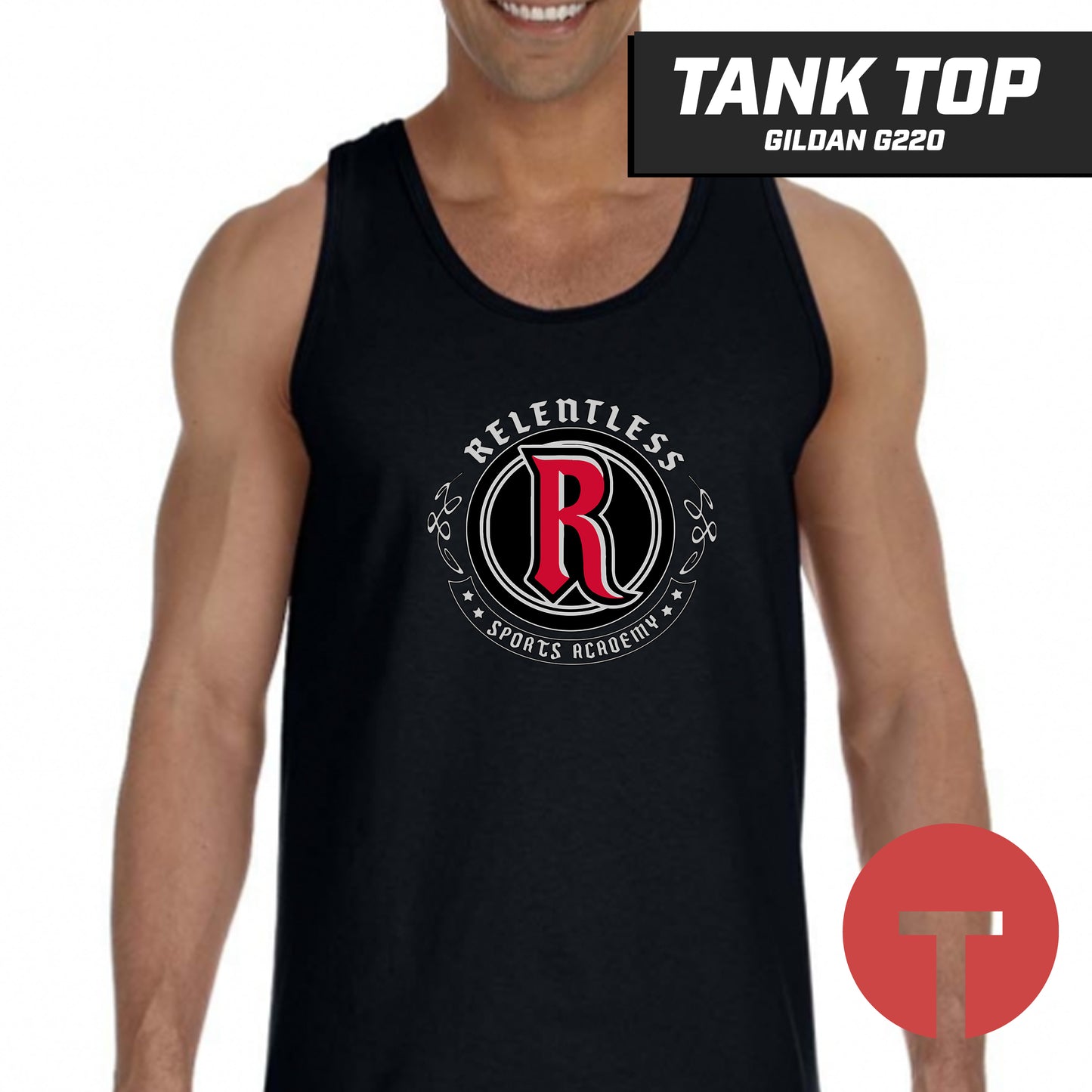 Relentless Force - LOGO 1 - Tank Top Gildan G220