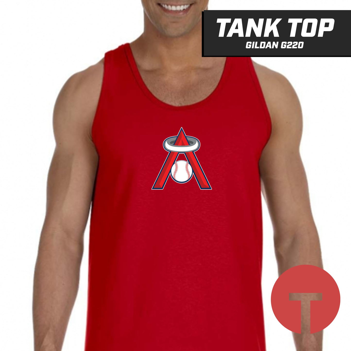 East Cobb Angels - LOGO 1 - Tank Top Gildan G220